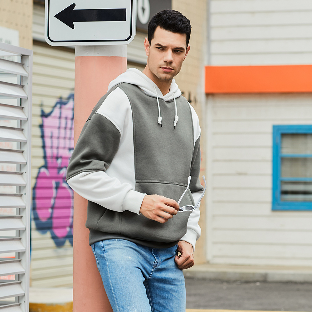 Casual Youth Color Blocking Fashion Sweater