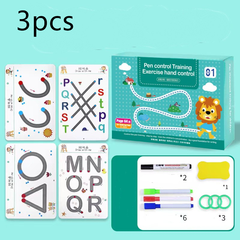 3PCS Pen control training