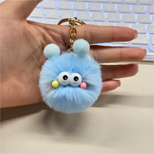 Cute Cartoon Plush Keychains, Made Of Soft And Fluffy Materials, Featuring Various Adorable Designs, Suitable For Home Decoration Or Everyday Use, ... Blue - Shop at LoveMi