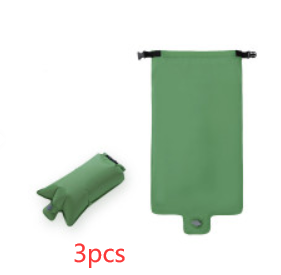 Green inflatable bag 3pcs