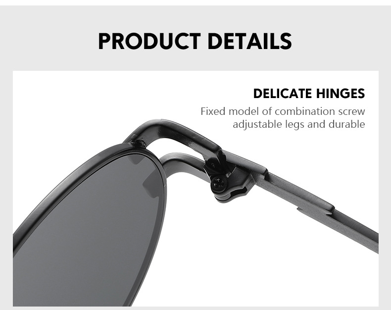 Title 8, Round Frame Trendy Sun Protection Sunglasses