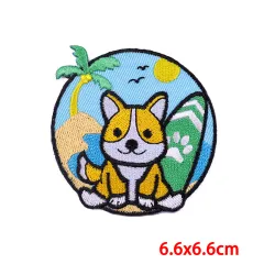Punk Shark Embroidered Cloth Stickers Patch - 8 Style - View 1