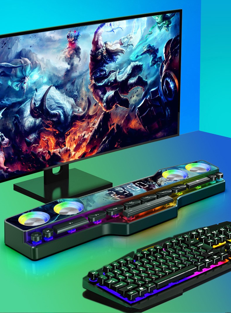 Bluetooth Speaker Home Desktop Esports Gaming Computer Stereo - Image 4