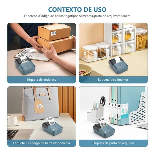 Thermal Receipt Printer Compact HighSpeed Wireless POS Printer For Small Business Rechargeable Battery For Supermarkets And Restaurants With 203dpi Resolution