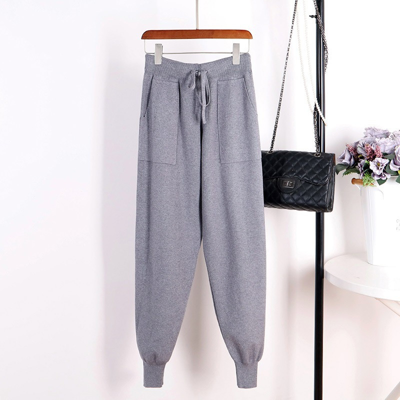 Title 1, Korean Elastic Waist Harem Pants Women