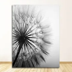 Frameless Abstract Dandelion Flower Canvas Painting Living Room Decor - 0566Xx02 - View 1