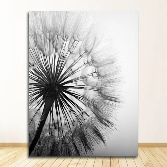 Frameless Abstract Dandelion Flower Canvas Painting Living Room Decor 0566Xx02 - Shop at LoveMi