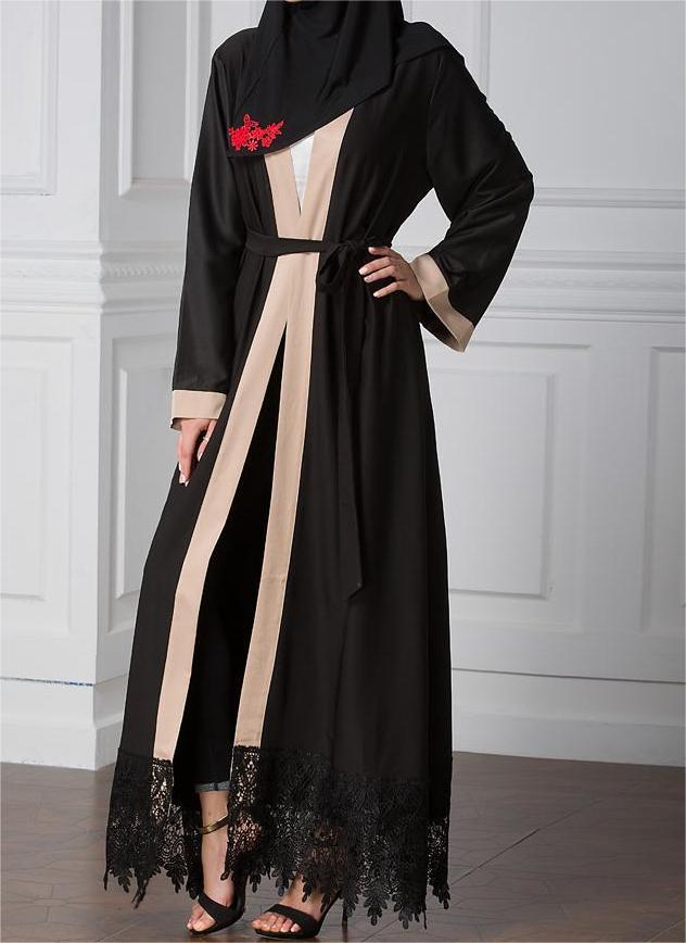 Women's Lace Cardigan Gown Dress