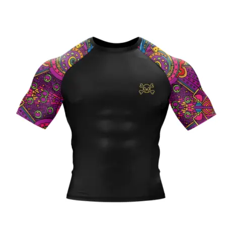 3D Digital Printed Short-Sleeve Sweat-Wicking Quick-Drying Breathable T-Shirt