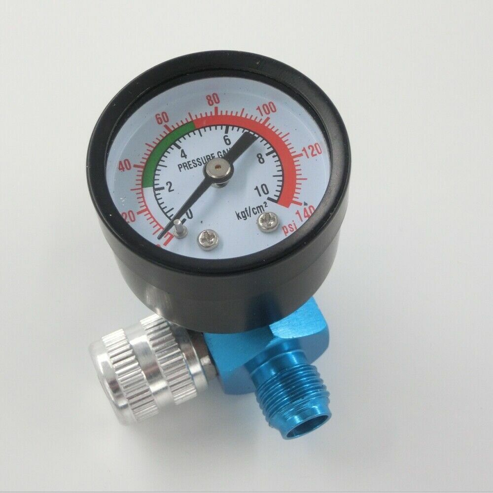 Mini Air Pressure Regulator Gauge Spray Gun & In-Line Water Trap Filter — image 7
