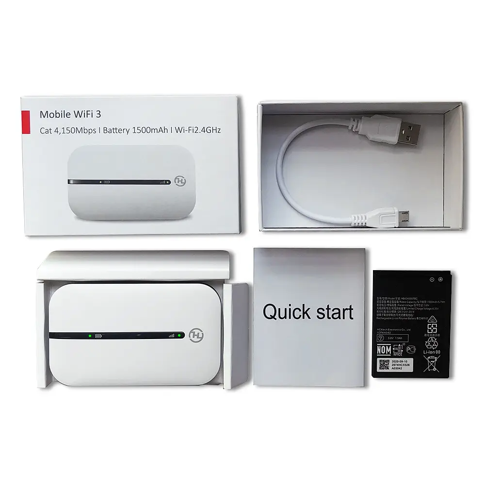 Wi-fi 4g Router With Lithium Battery 150Mbps