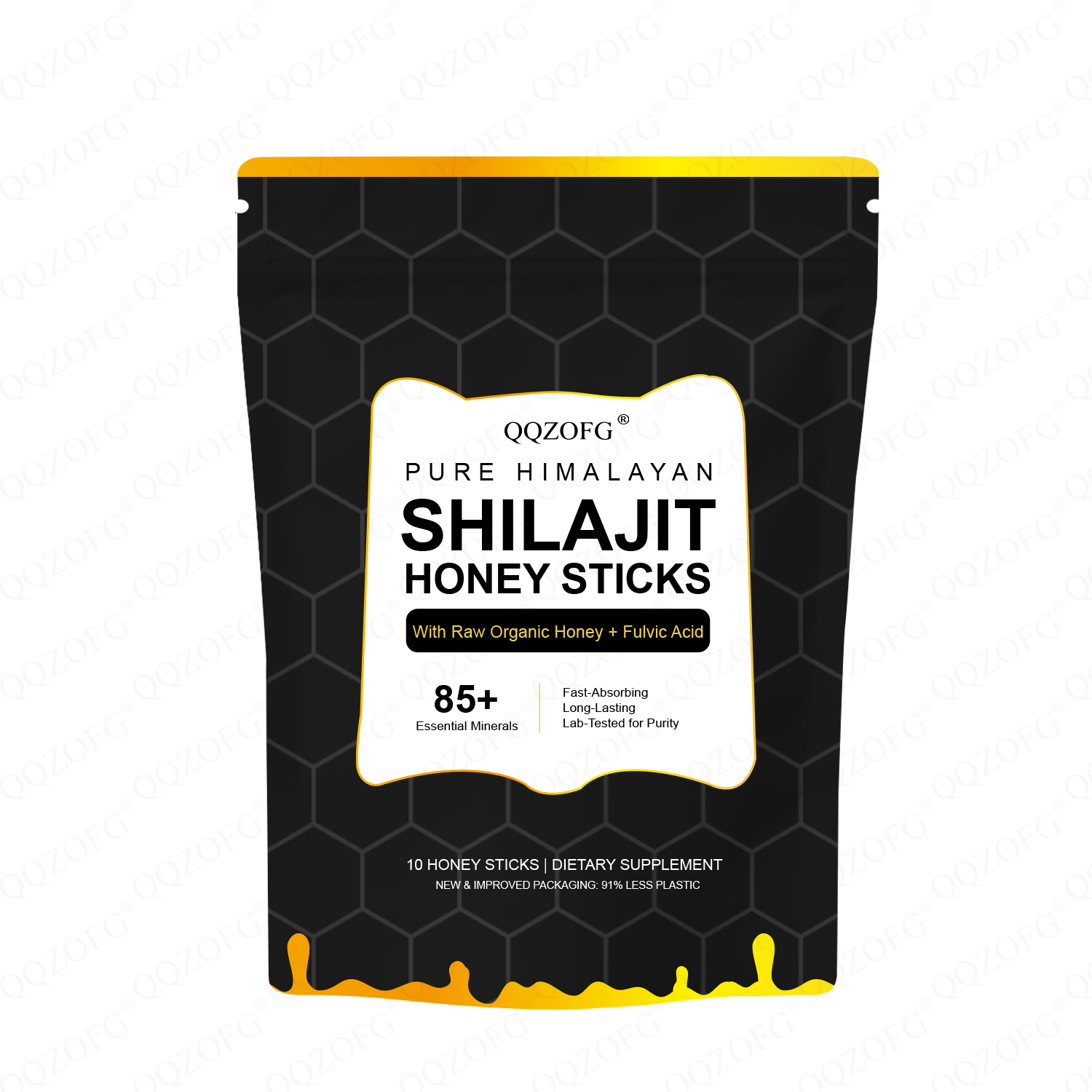 Energy Boost Immune Support Fulvic Acid Organic Honey Shilajit Sticks Himalayan Shilajit Honey Sticks 10 Sticks 10 Sticks - Shop at LoveMi