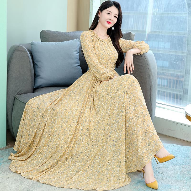 Chiffon Floral Print Midi Skirt, picture 6 of 6