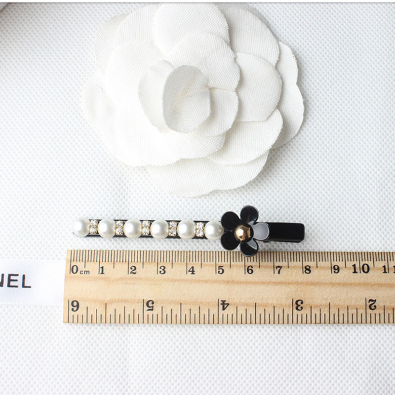 Title 3, Fashionable Simple Acrylic Pearl Flower Hairpin