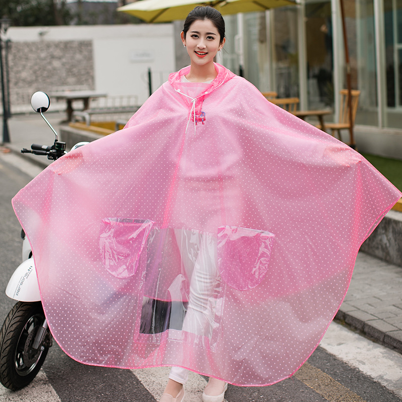 Single Raincoat With Mirror Cover Pink - Shop at LoveMi