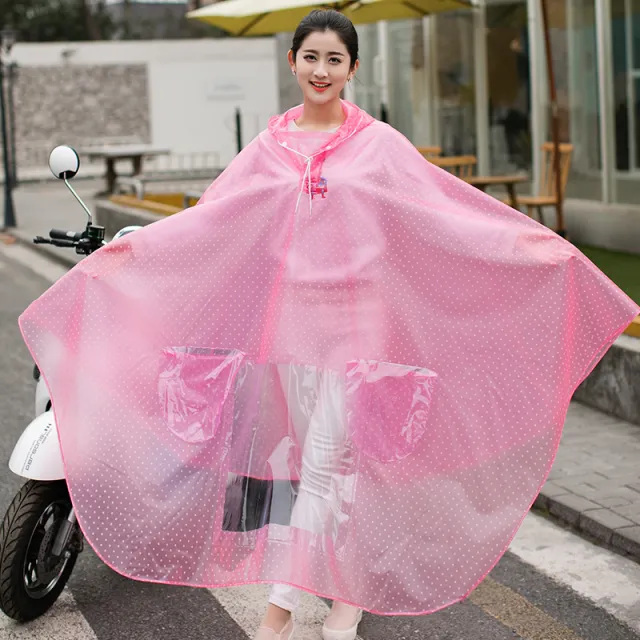 Single Raincoat With Mirror Cover Pink - Shop at LoveMi