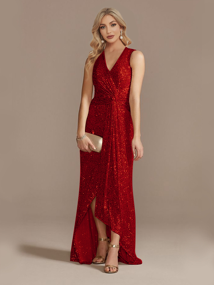 Sequin Twisted Evening Dress, picture 8 of 10