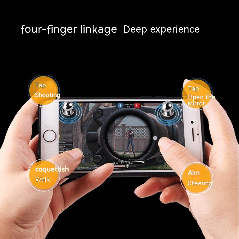 Nipple Sucker Metal Button Touch Gamepad