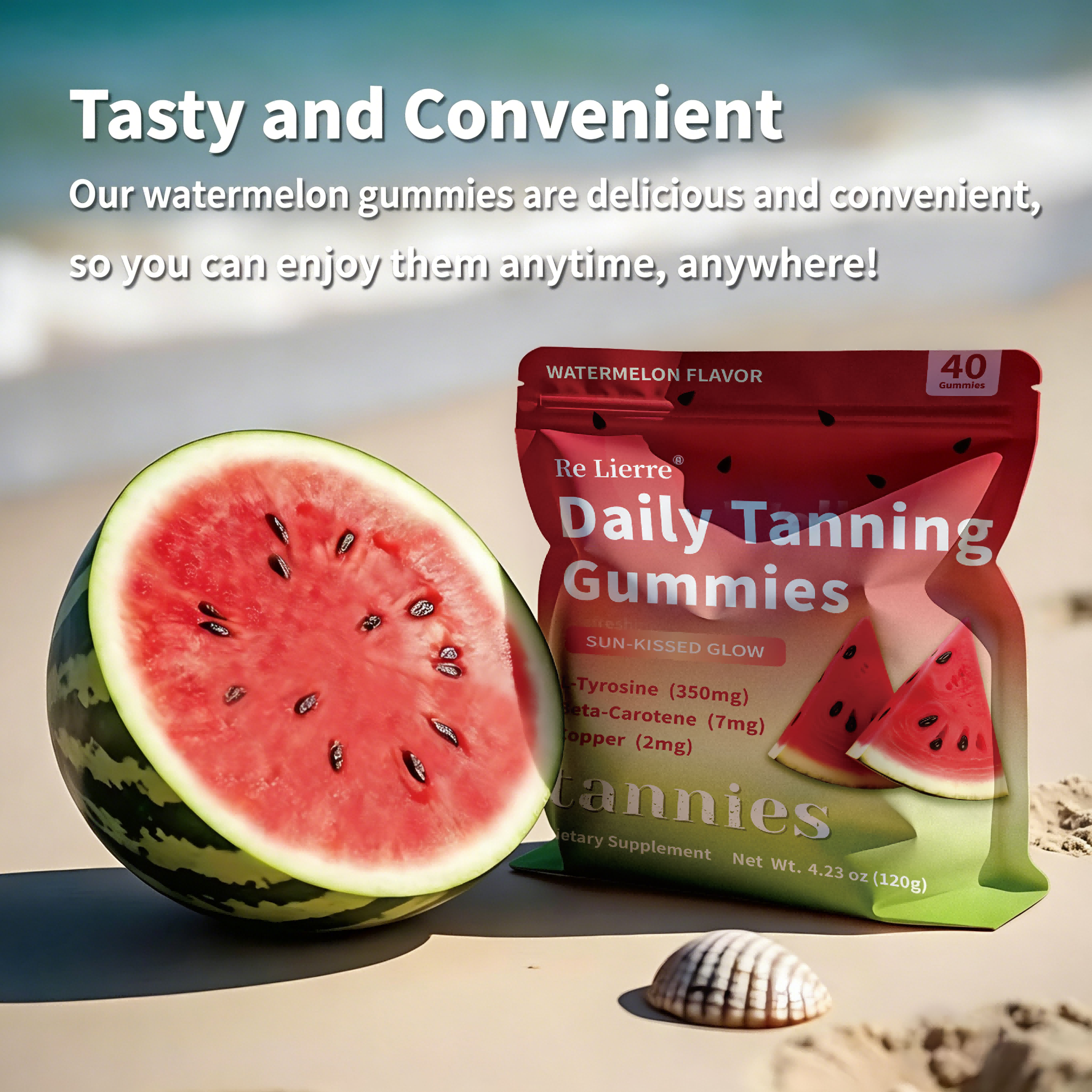 Daily Tanning Gummies-Watermelon Flavor
