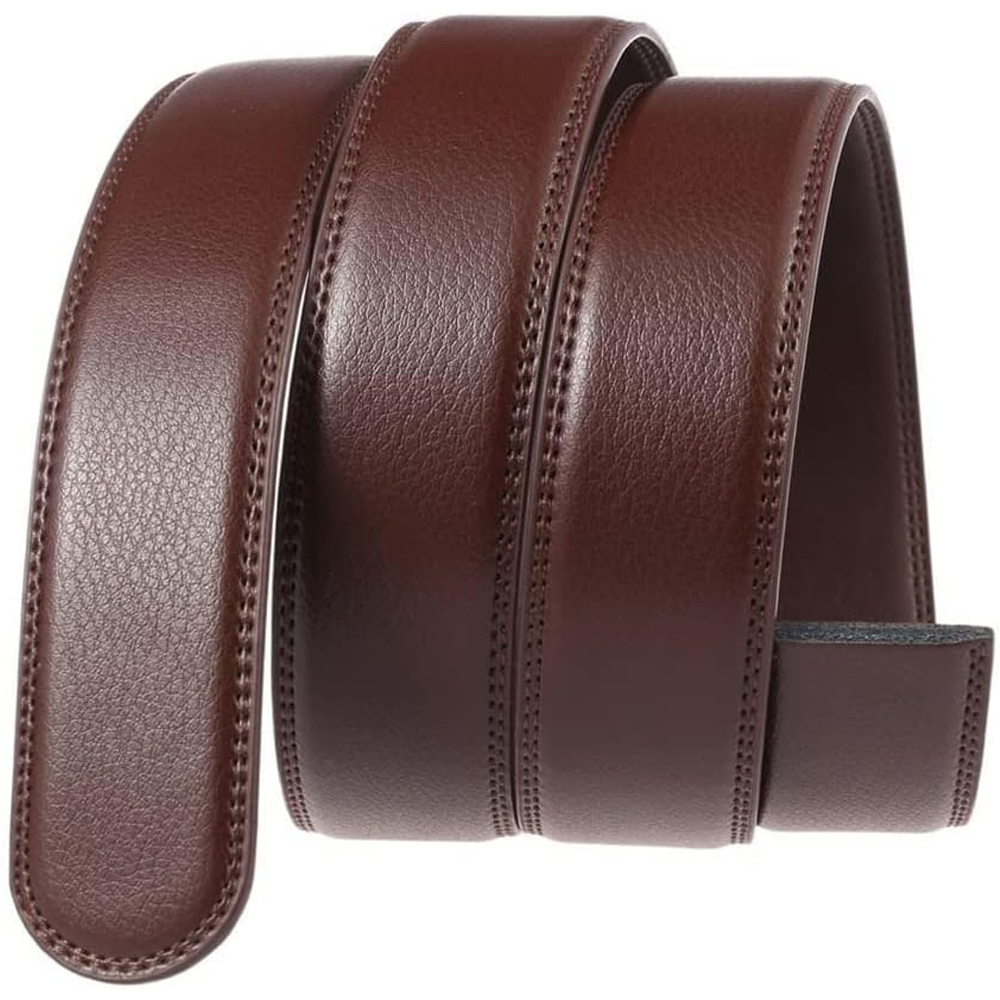 Men Belt Leather Belt For Men With Anti-Scratch Buckle Control Design For Formal Work Or Casual - Men's Clothing