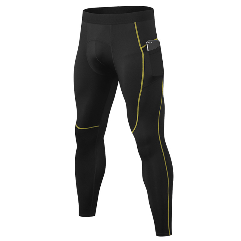 Title 8, PRO-tights voor heren met zakken Fitnesstraining