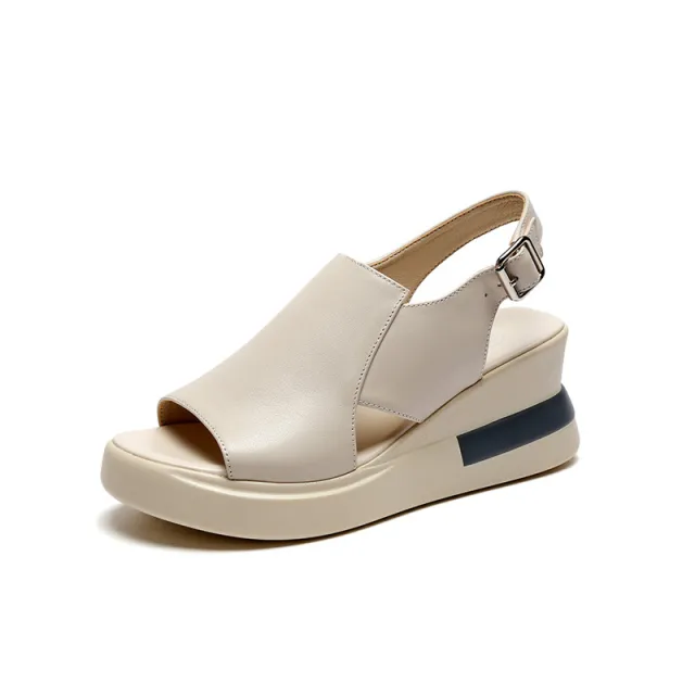 Summer New Style Fish Mouth Fashion Women's Shoes Platform High Heels Women Beige - Shop at LoveMi