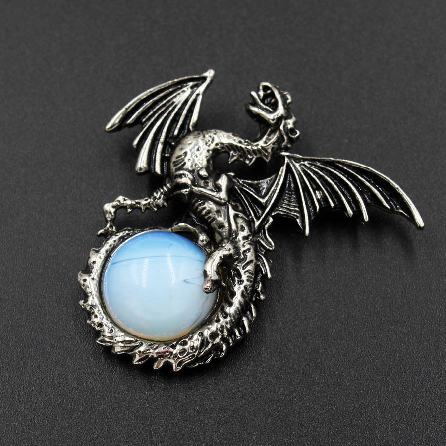 Title 6, Pterosaur Beads Crystal Pendant Retro Ornaments...