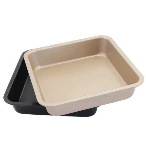 DIY Square Baking Pan Non-stick Cake Mold 8 Inch