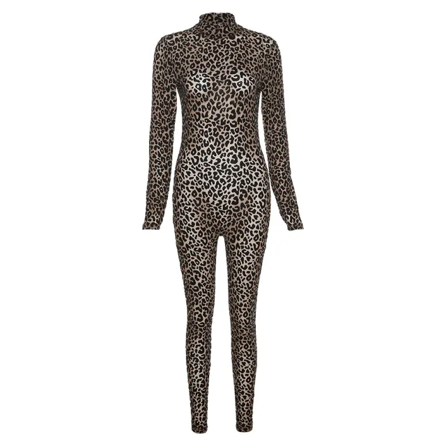 Fashion Sexy Slim Back Zipper Casual Jumpsuit Khaki - Shop at LoveMi