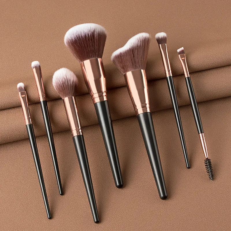 Sets Eyeshadow Brushes Makeup Tools - 7Blackset Of Brushes