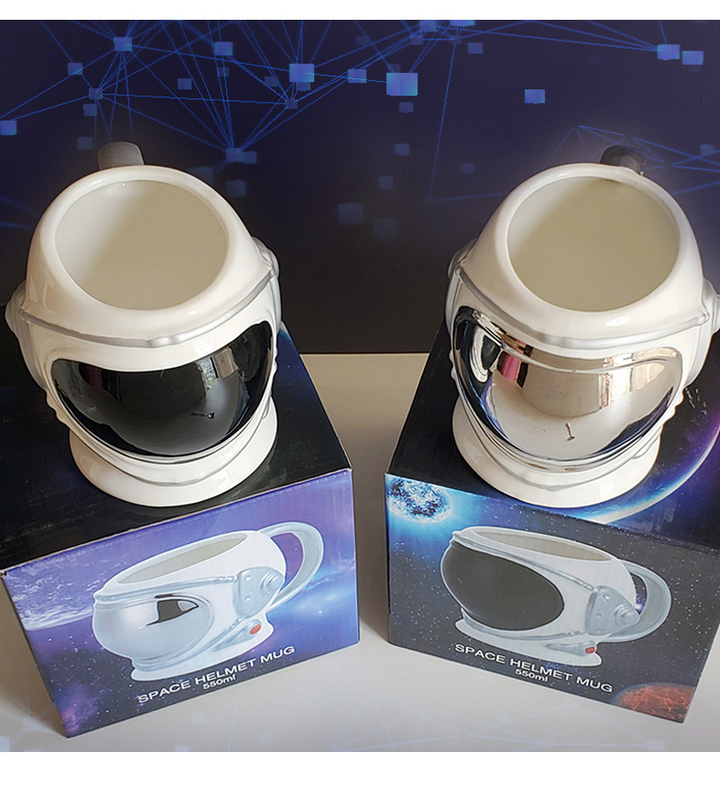 Ceramic Astronaut Mug Helmet Cup Idea