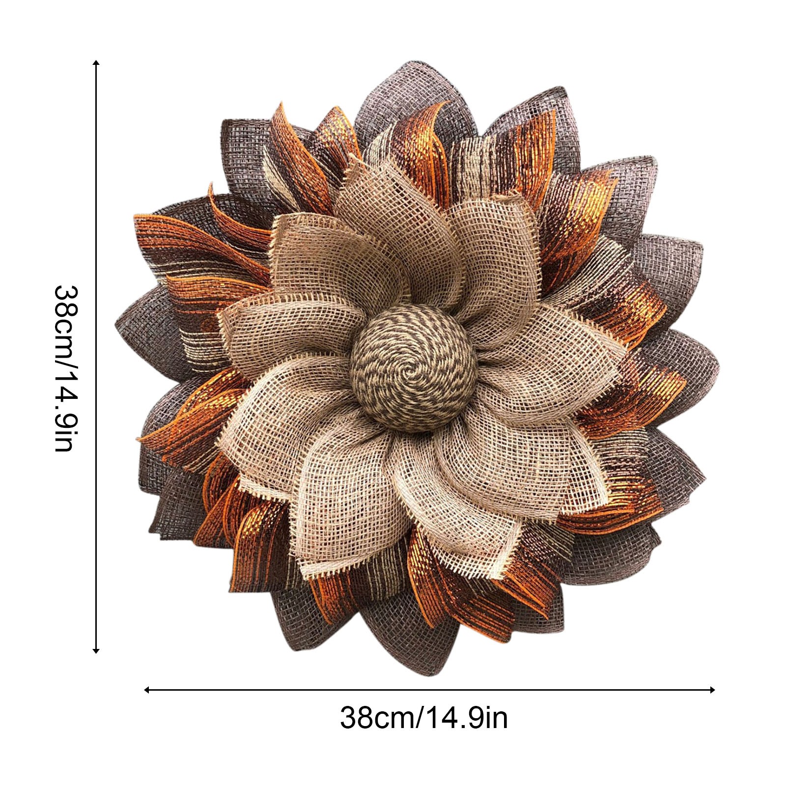 Halloween Autumn Color Wreath 40cm Cloth Harvest Festival