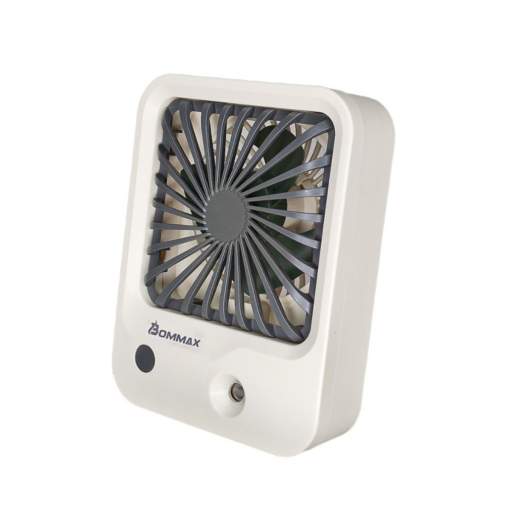 Mini Portable USB Desk Fan With Humidifier, Color May Vary.