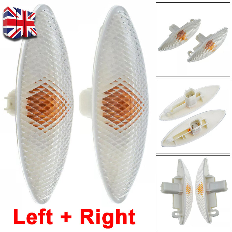 2PCS FOR Yaris 1999- Clear Side Indicator Repeater Left & Right Sides — image 6