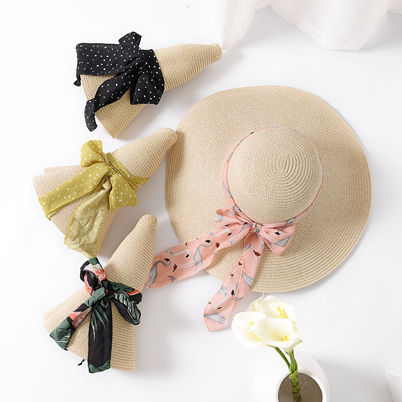 Title 8, Chiffon streamer straw hat