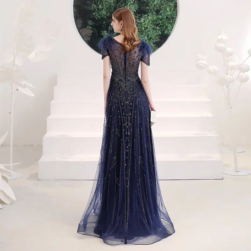 Light Luxury And Small Crowd Show Thin Annual Meeting Host Evening Dress