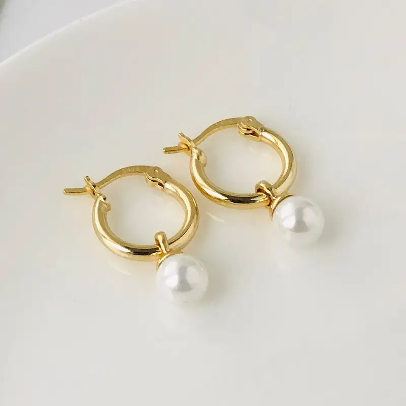 Women's Light Luxury Retro Sterling Silver Circle Earrings