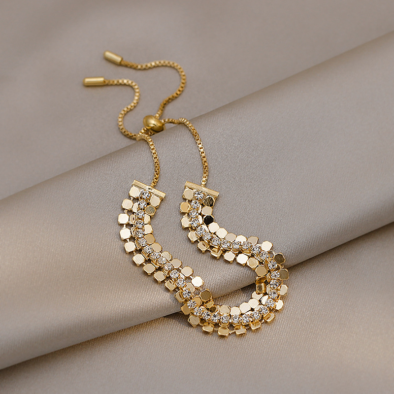 Sequins Fashion Adjustable Bracelet Ins Niche Design
