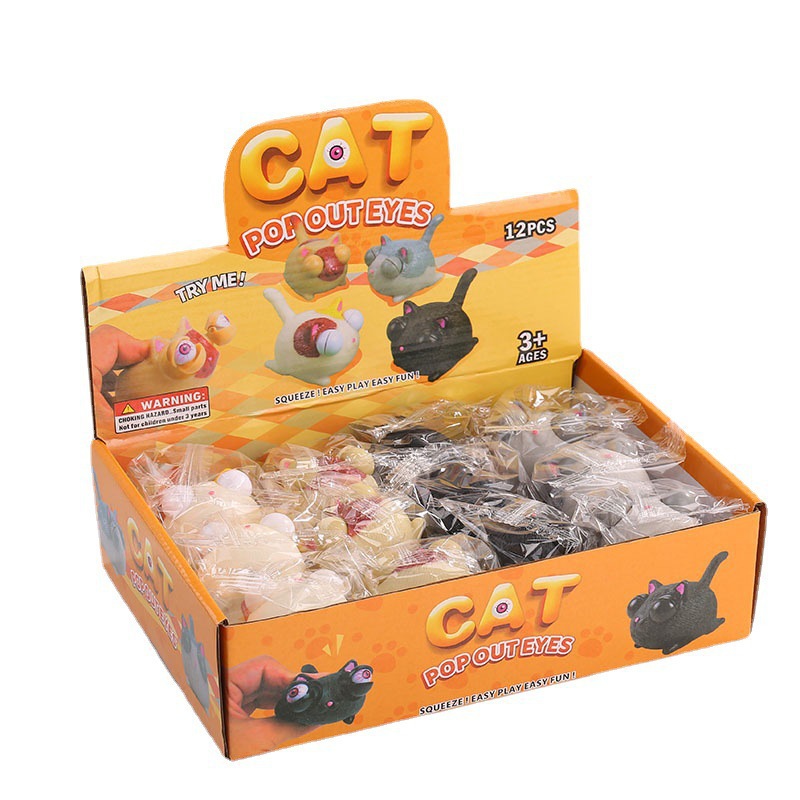 Title 3, Creative Eye-popping Cat Decompression Toy