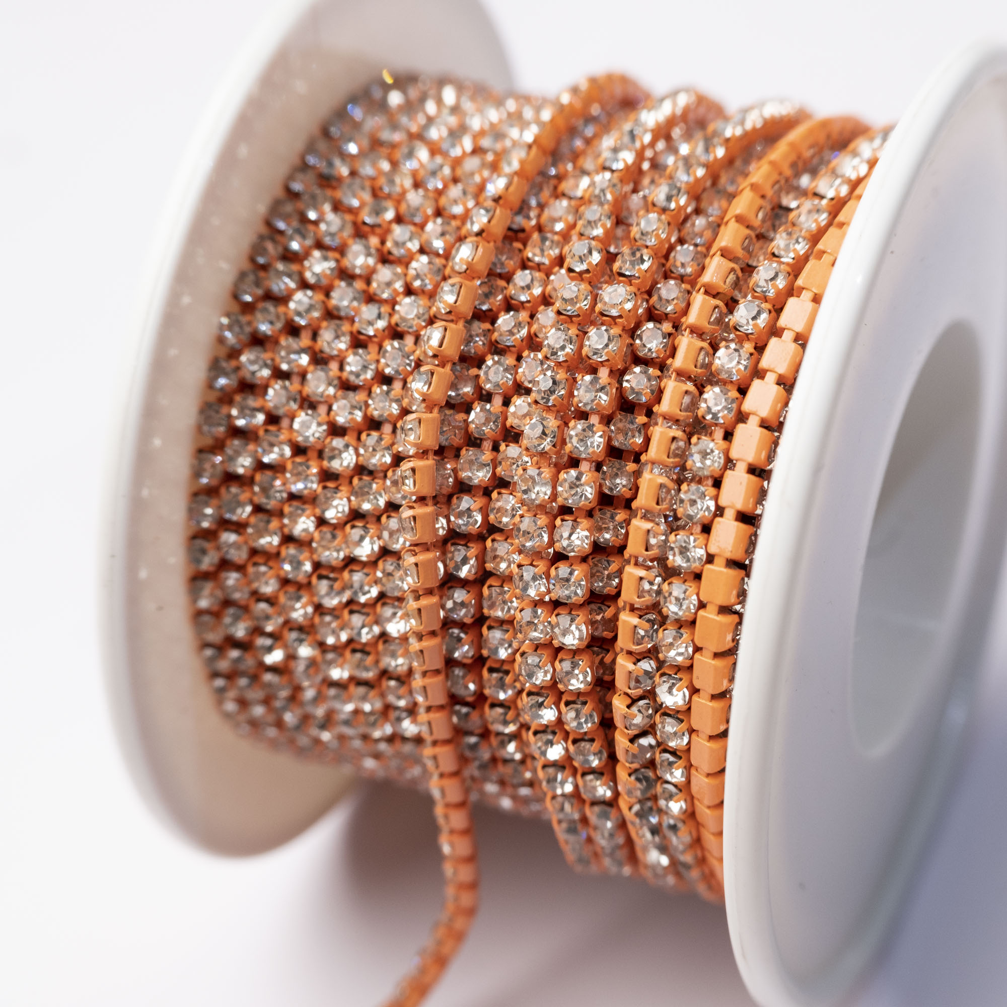 2mm Colored Diamond Chain French Embroidery Material Accessories — image 1