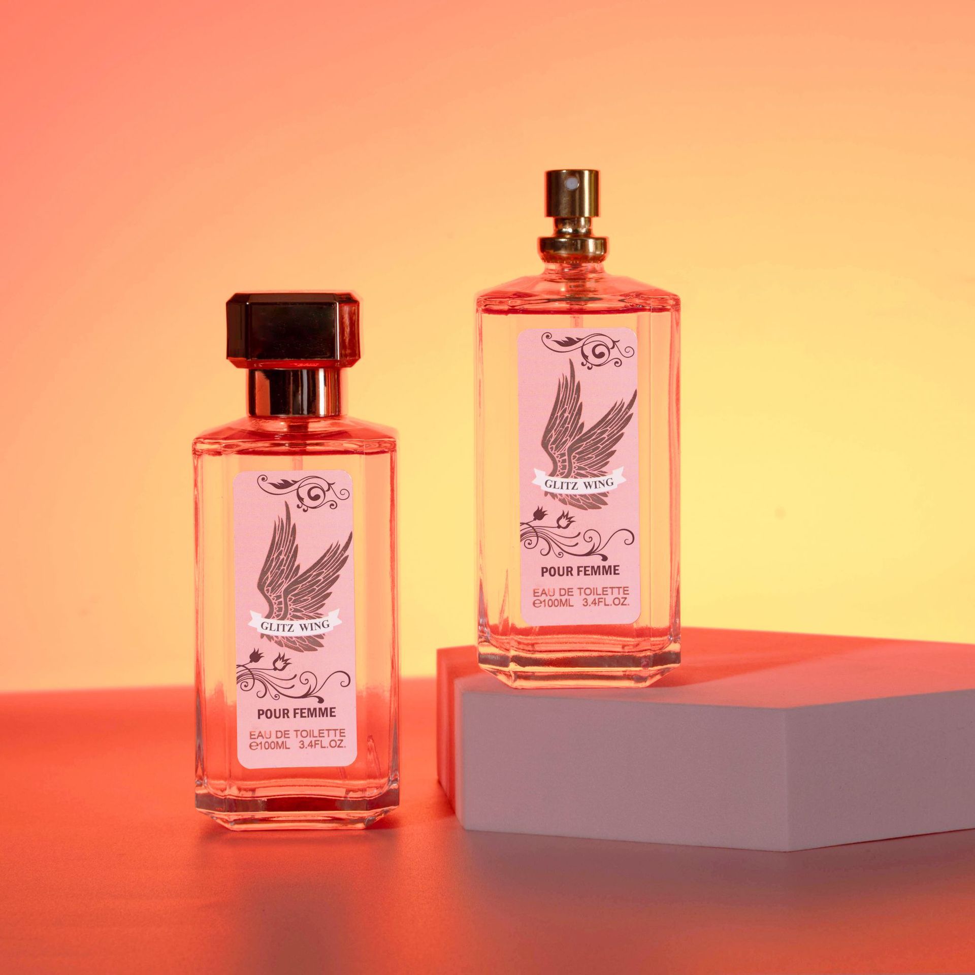Men's And Women's 100 Ml Flower And Fruit Flavor Perfume