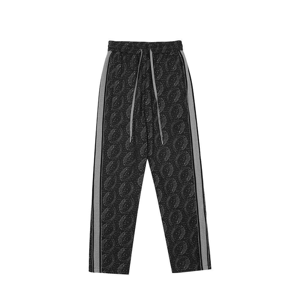 Title 10, Herren Casual Hose mit Seitenschlitz und Streif...