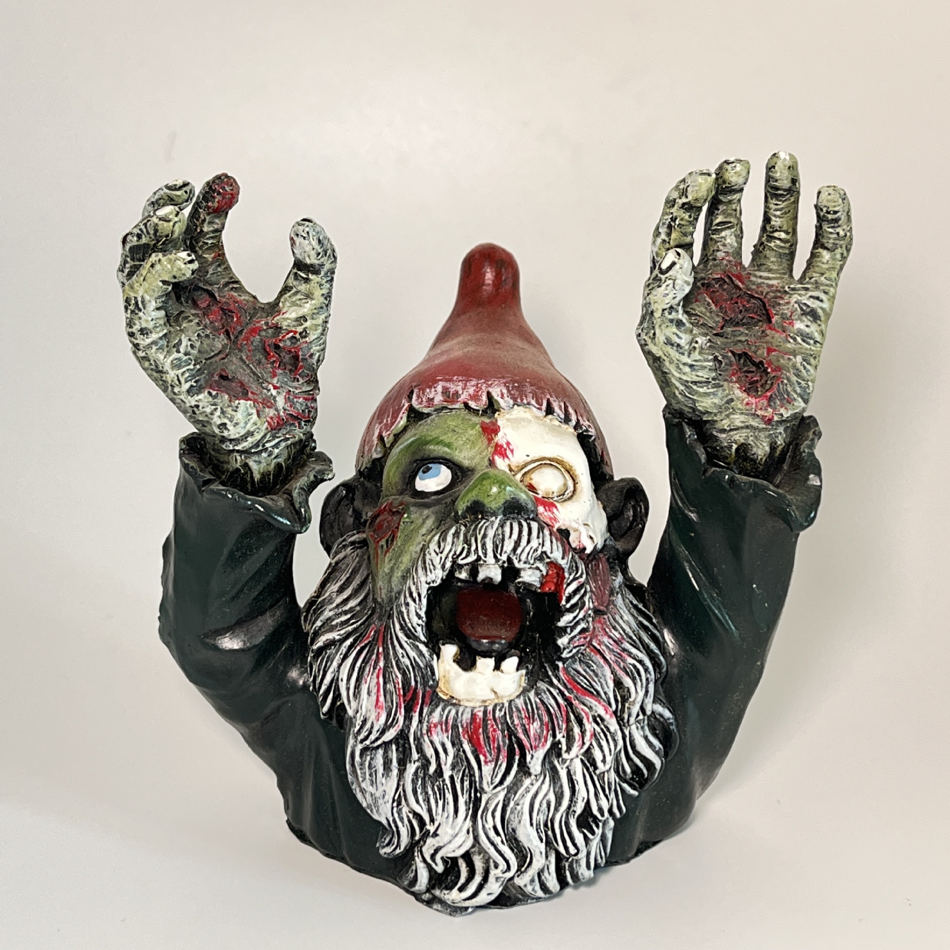 Zombie Gothic Resin Craft Ornament (Half body raised hand
