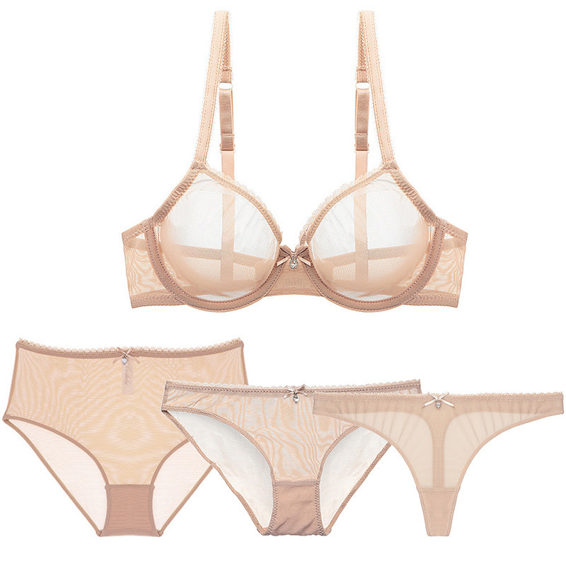 Title 4, Mesh Bra Set 4 Pieces Set