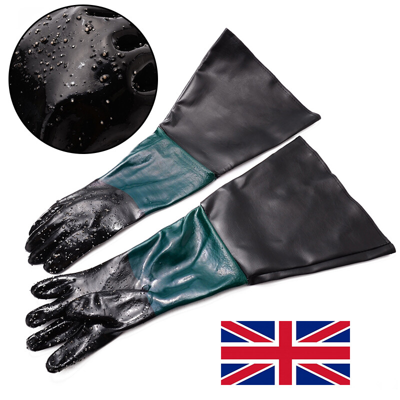 High Quality Sandblasting Non Slip Gloves 60cm For Sand