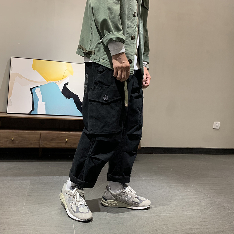 Japanese Loose Overalls Student Casual Pants