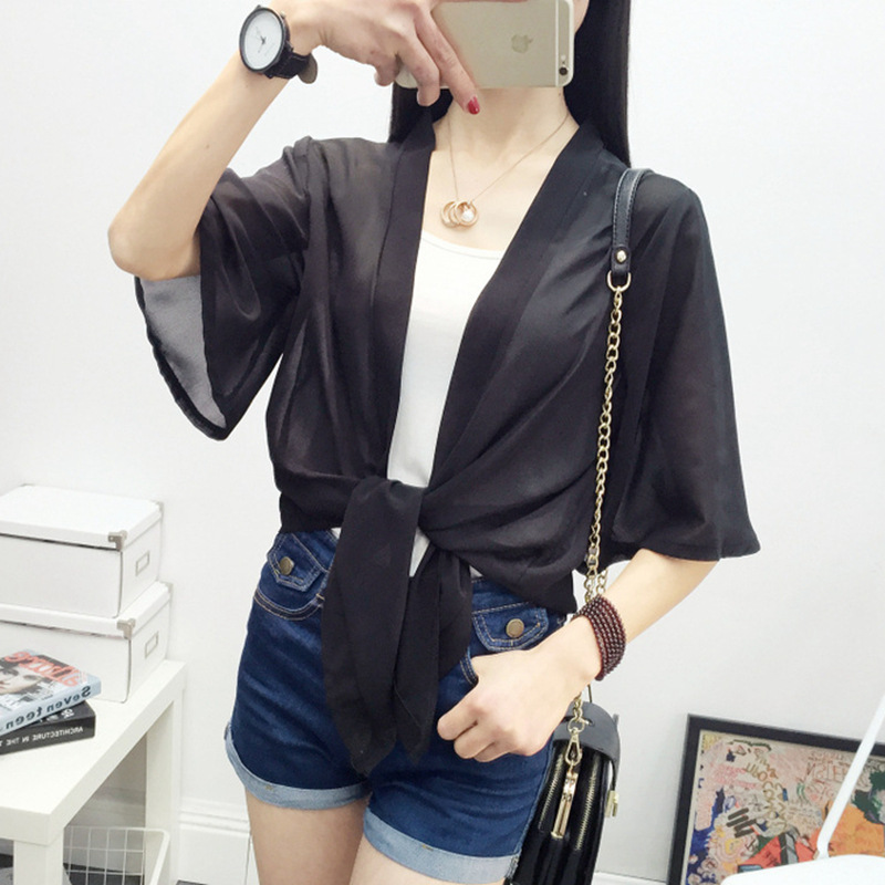 Title 2, Chiffon Shirt Shawl All-match Sunscreen Air Con...