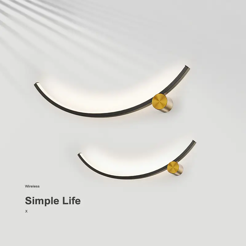 Creative Bedroom Nordic Minimalist Background Wall Lamp