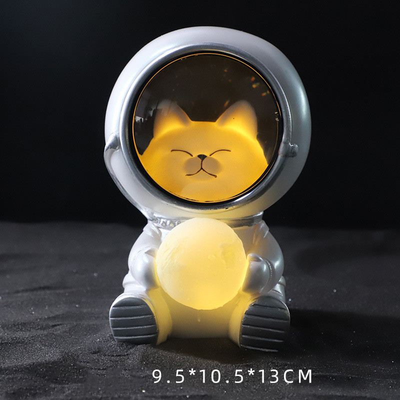 Kitten Astronaut Small Light
