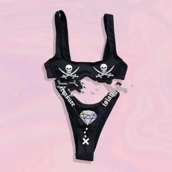 Bikini Angel Devil Chest Lifting Women's Seperated Swimwear